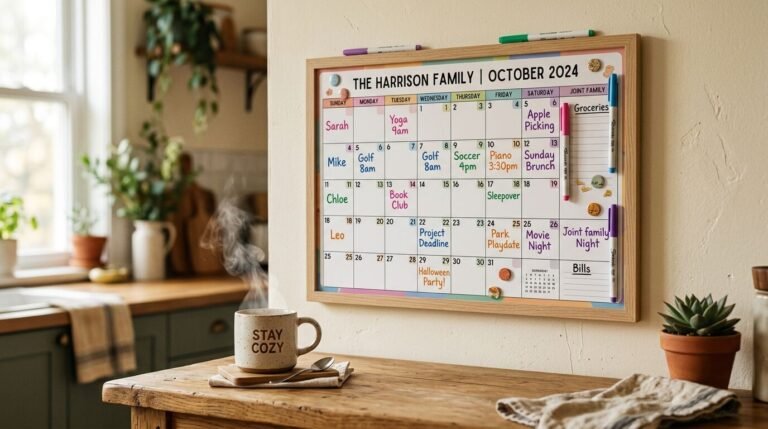 A Family Calendar Both Adults Actually Use