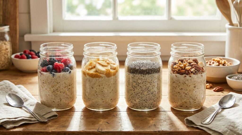 Overnight Oats, Four Ways